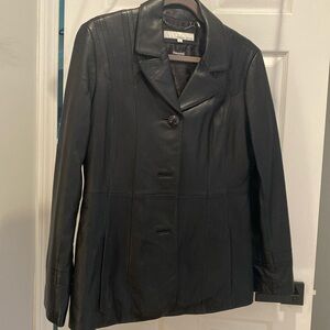 Women’s Black Leather Jacket